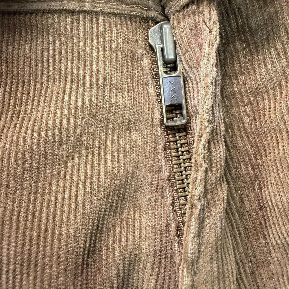 Banana Republic Straight Leg Corduroy Pants Men 32x34 (31x33 Actual) Light Brown